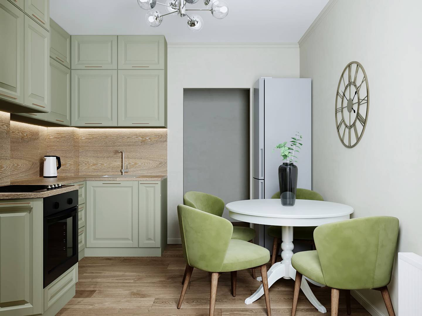 Обложка проекта: Кухня 11 м2