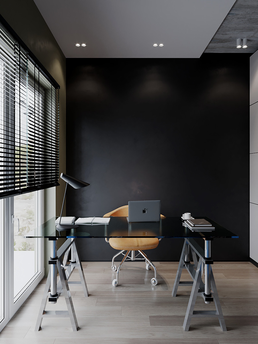 Дизайн-проект интерьера частного одноэтажного дома в Калининградской области