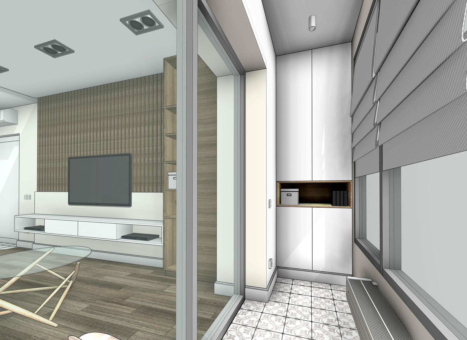 Обложка проекта: Квартира в новостройке для молодой семьи (дизайн в графике)