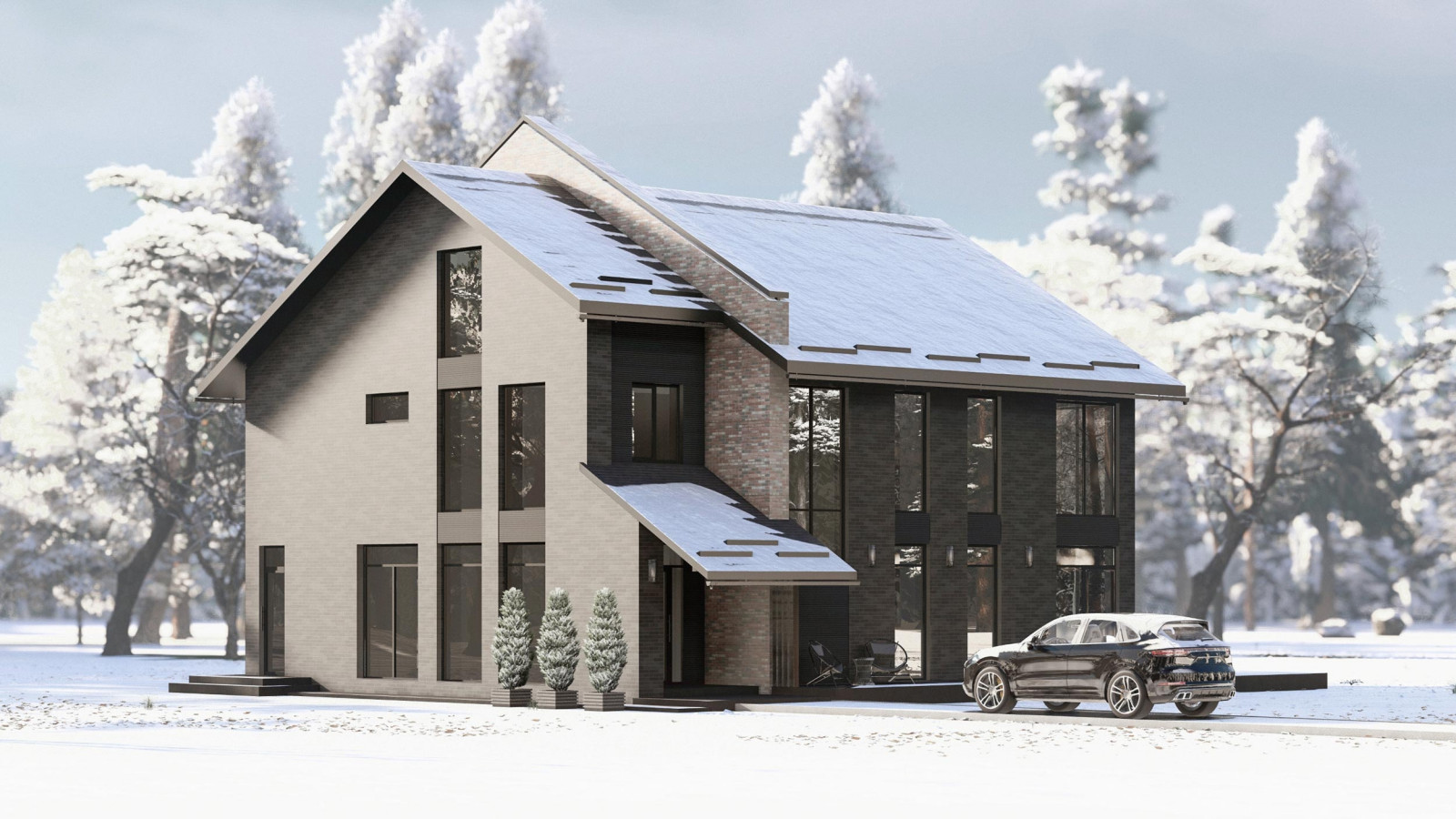 Проект Жилого Дома -400 м2