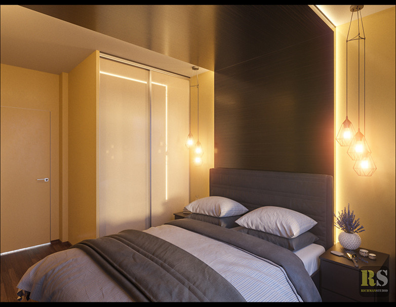 Дизайн интерьера "двушки" 46м2 в Скандинавском стиле для молодой пары