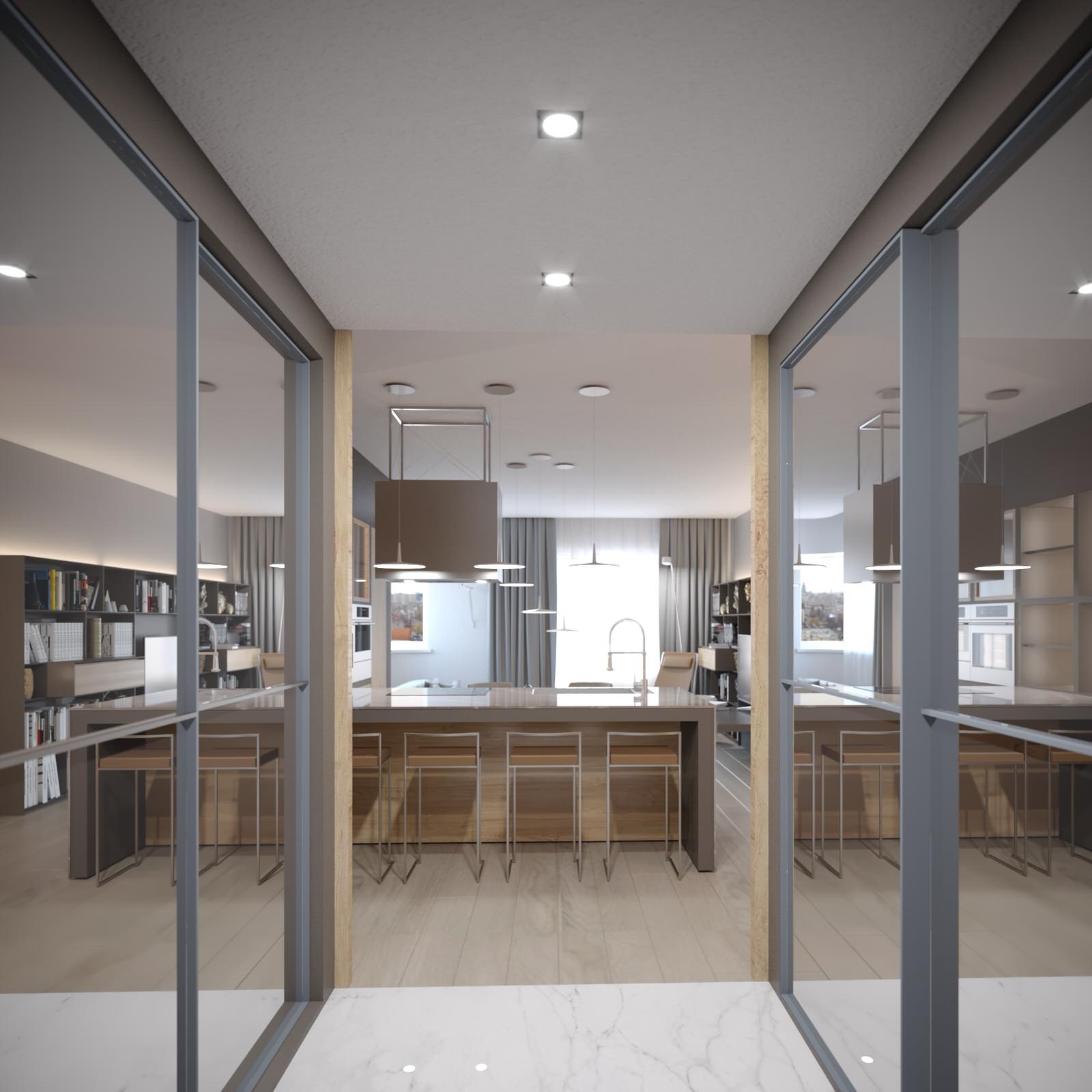 Обложка проекта: Квартира в современной стилистике