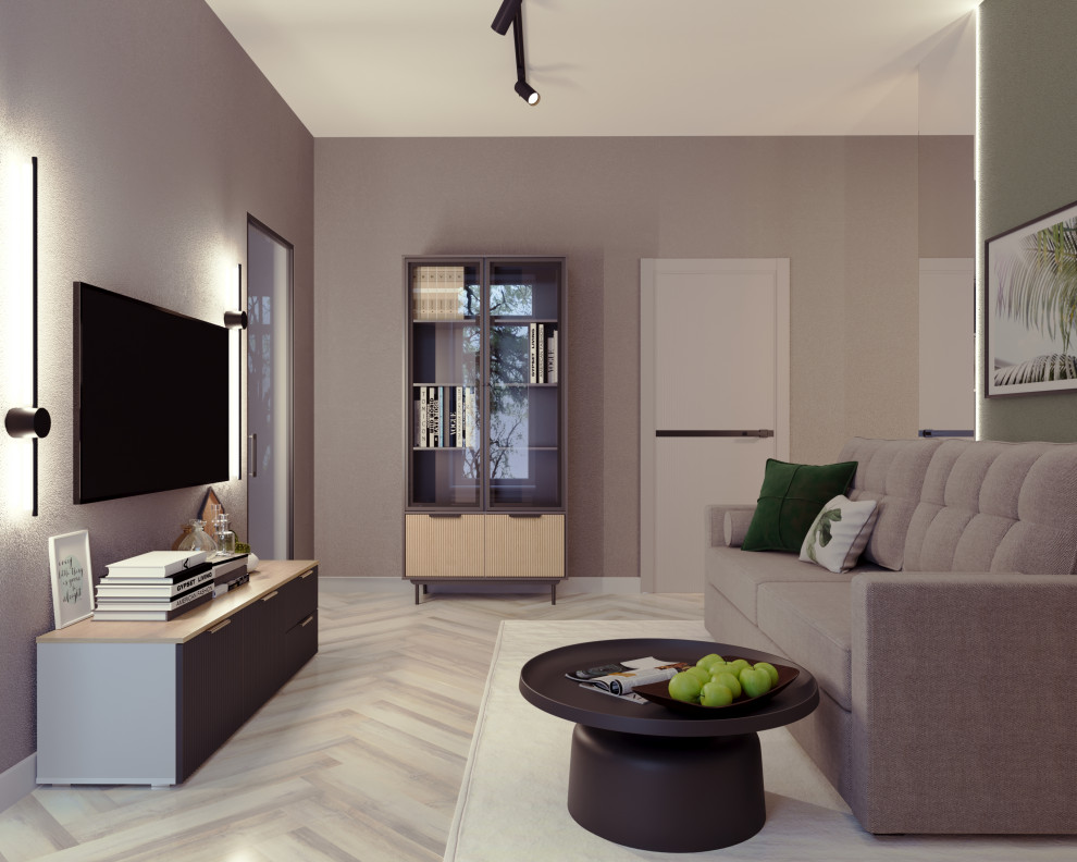 Спальная с зоной ТВ