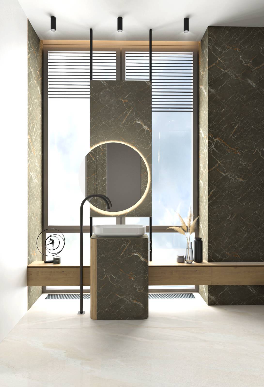 Обложка проекта: Мансардная ванная, 26 м2