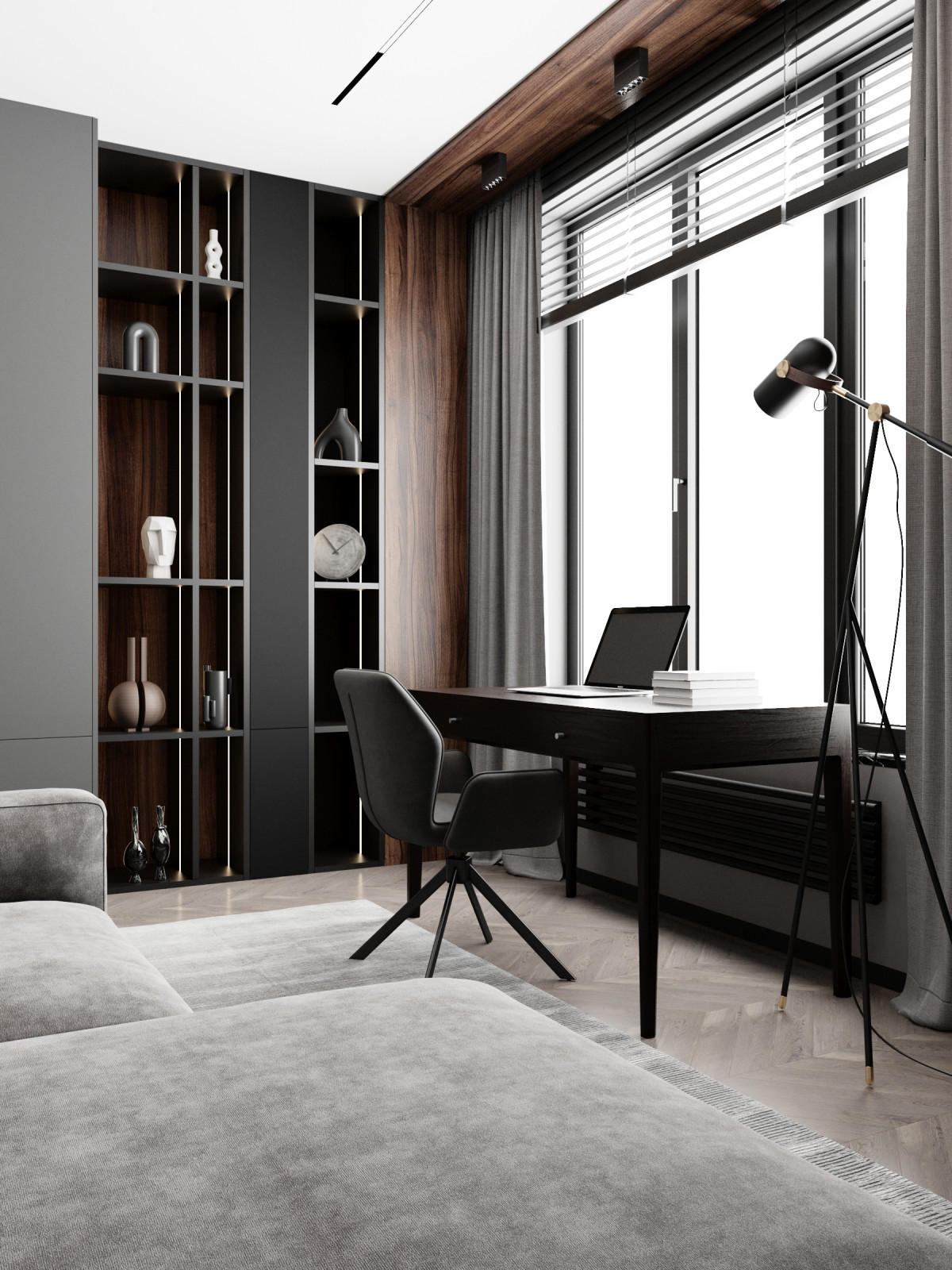 Интерьер в ЖК "Западный порт"