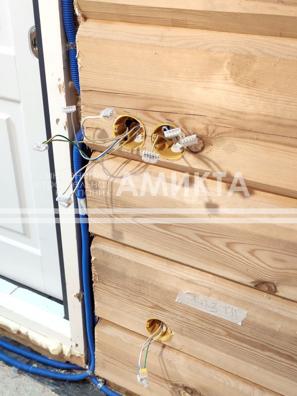 Инженерные системы для двухэтажного дома из бруса