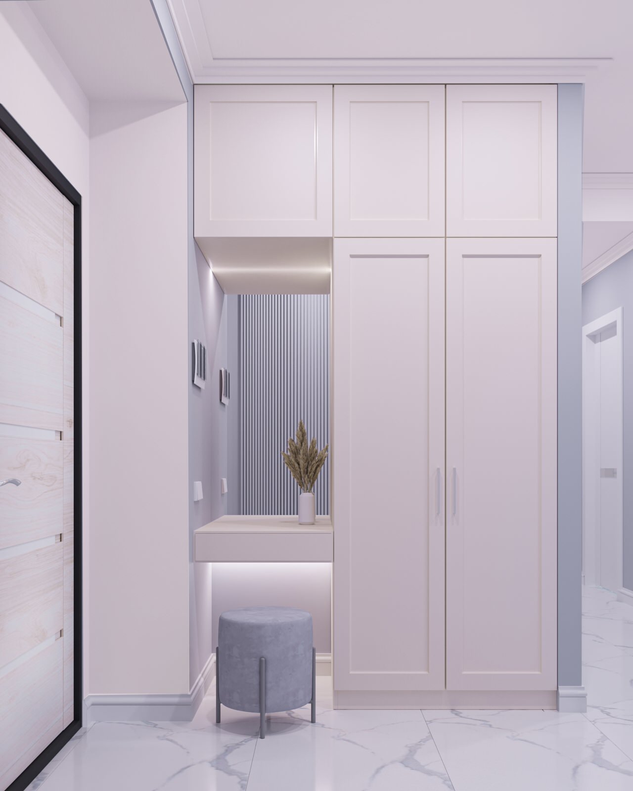 Дизайн-проект 4-х комнатной квартиры 92 м2 ЖК Новые Горизонты