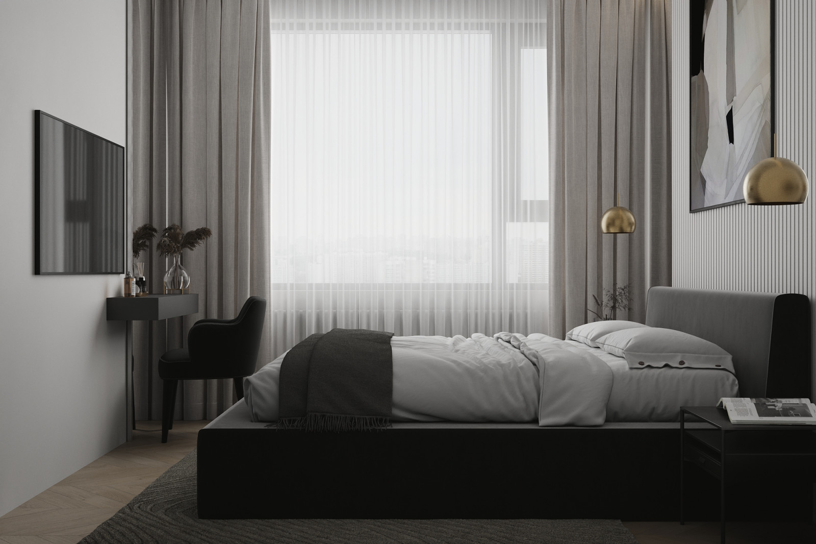 Дизайн интерьера квартиры в современном стиле в ЖК Небо