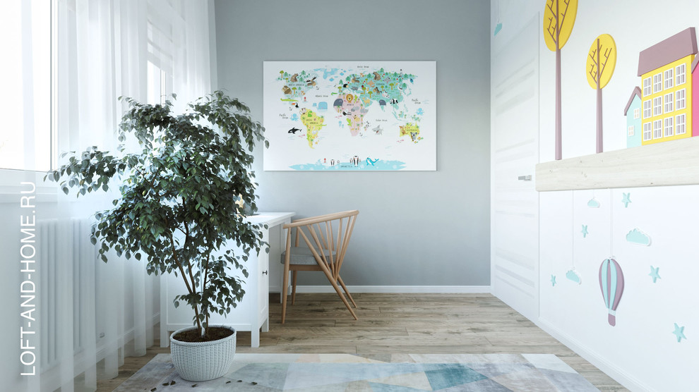 Дизайн-проект для таунхауса в КП Марсель, 120 кв. м.