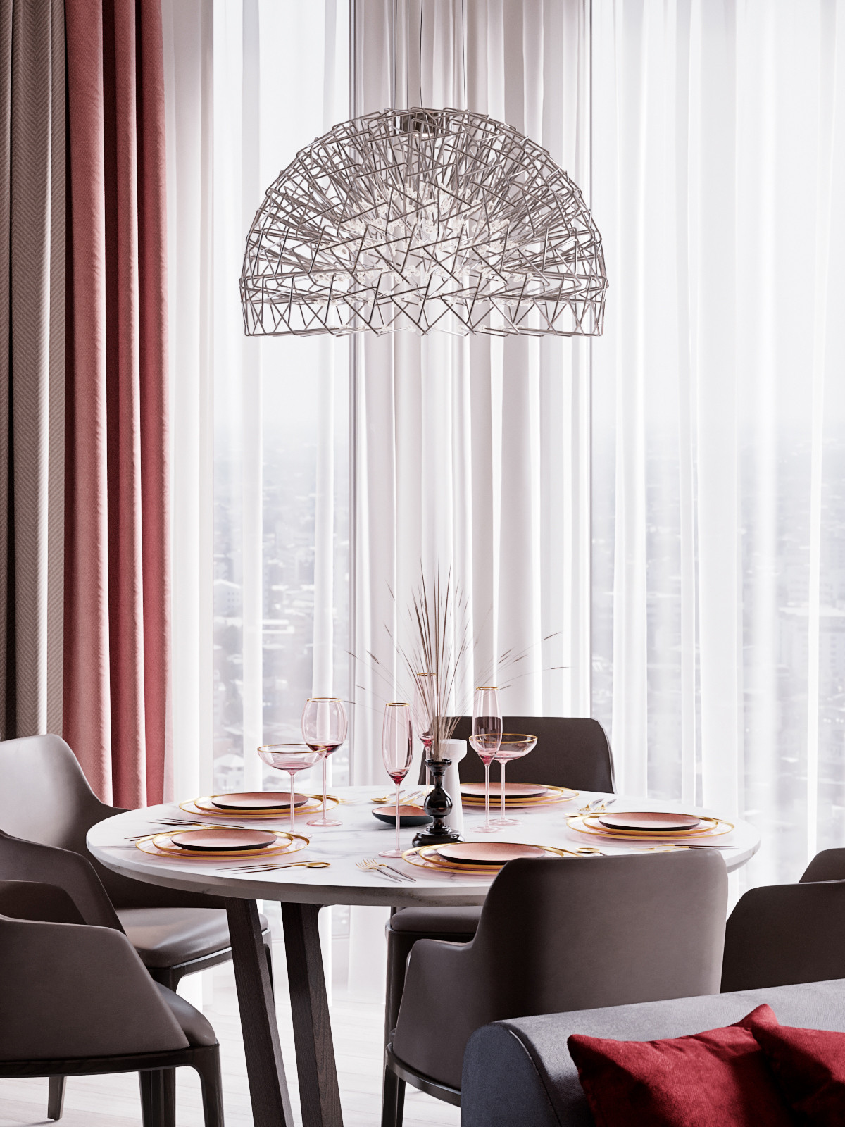 проект интерьера квартиры 150м2 Колков С.С., Камнев М.В. 2020г.