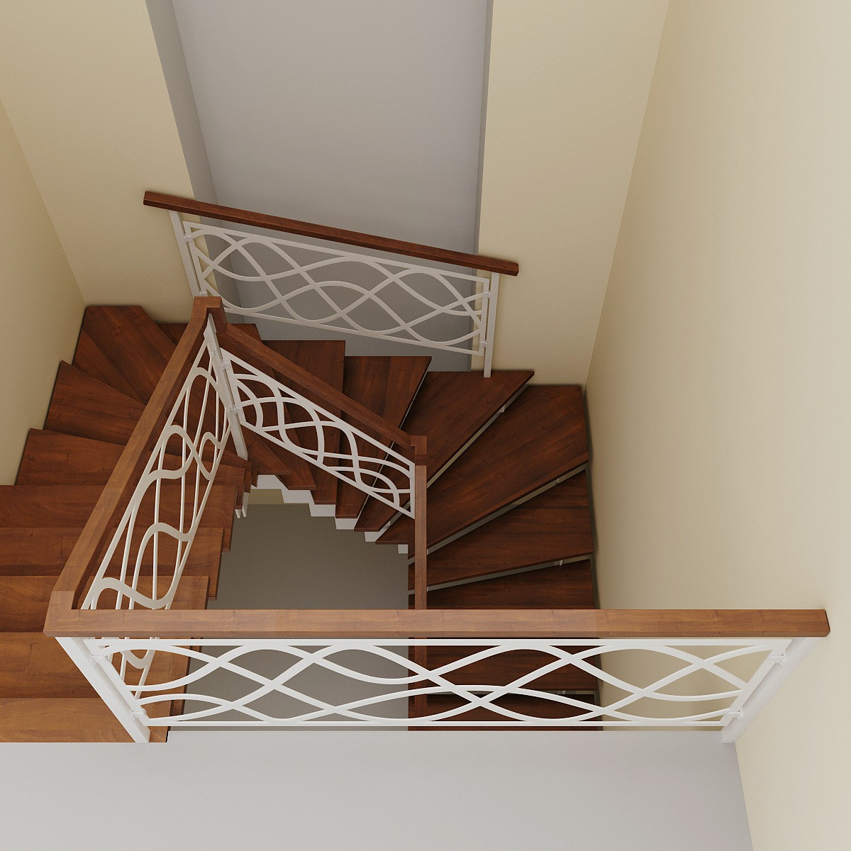 Проект лестницы для согласования с заказчиком.