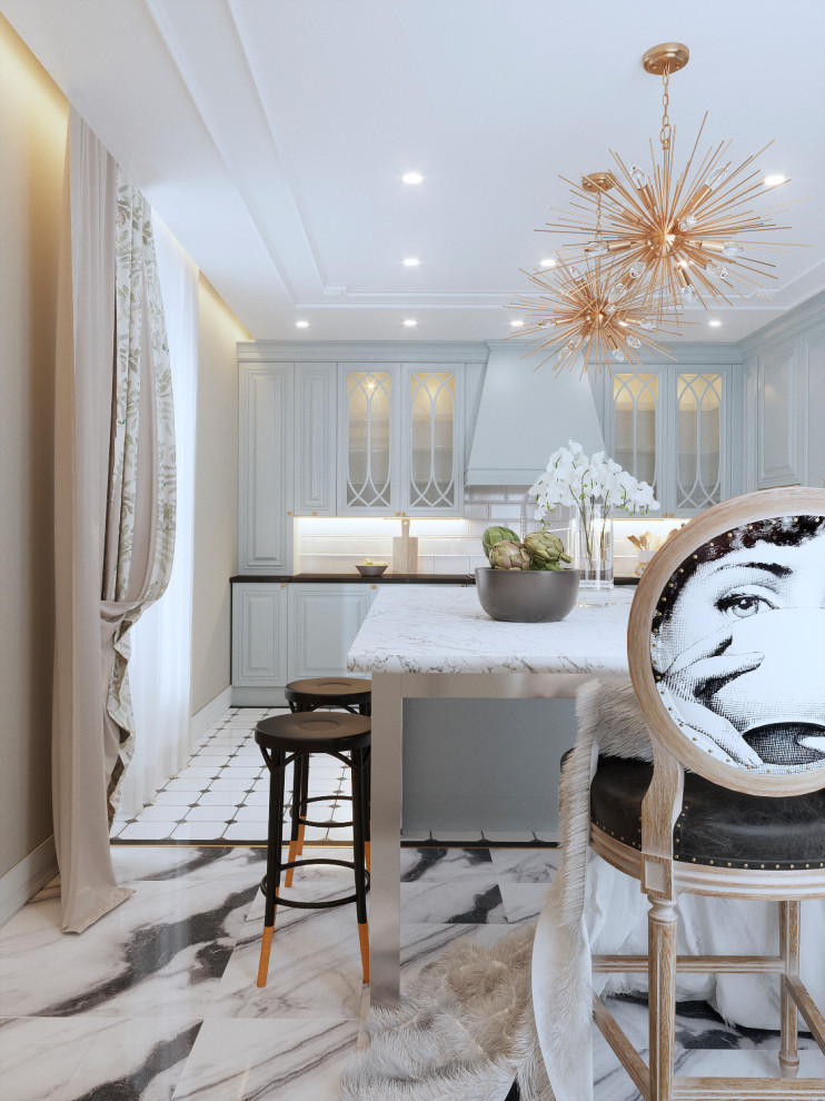 Особняк Алексея Ягудина и Татьяны Тотьмяниной. Кухня