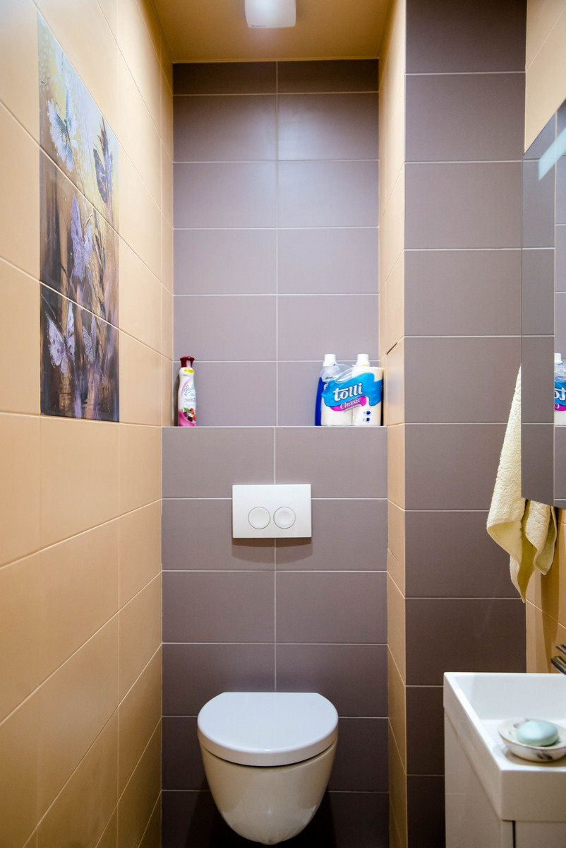 Обложка проекта: Реализованный проект 2-х комнатной квартире с перепланировкой