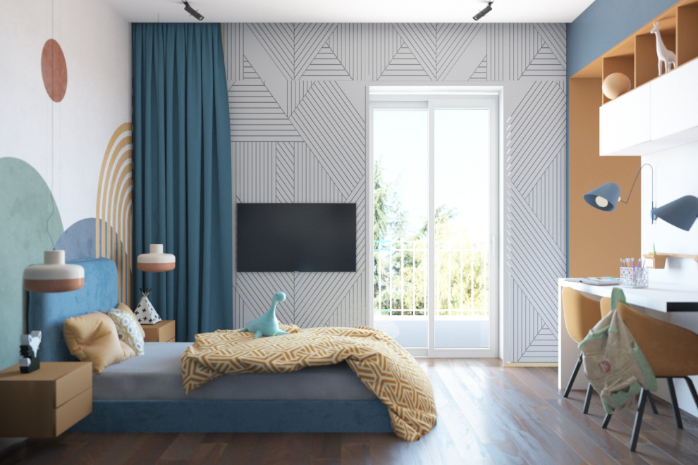 Villa sul mare con la vista Vesuvio