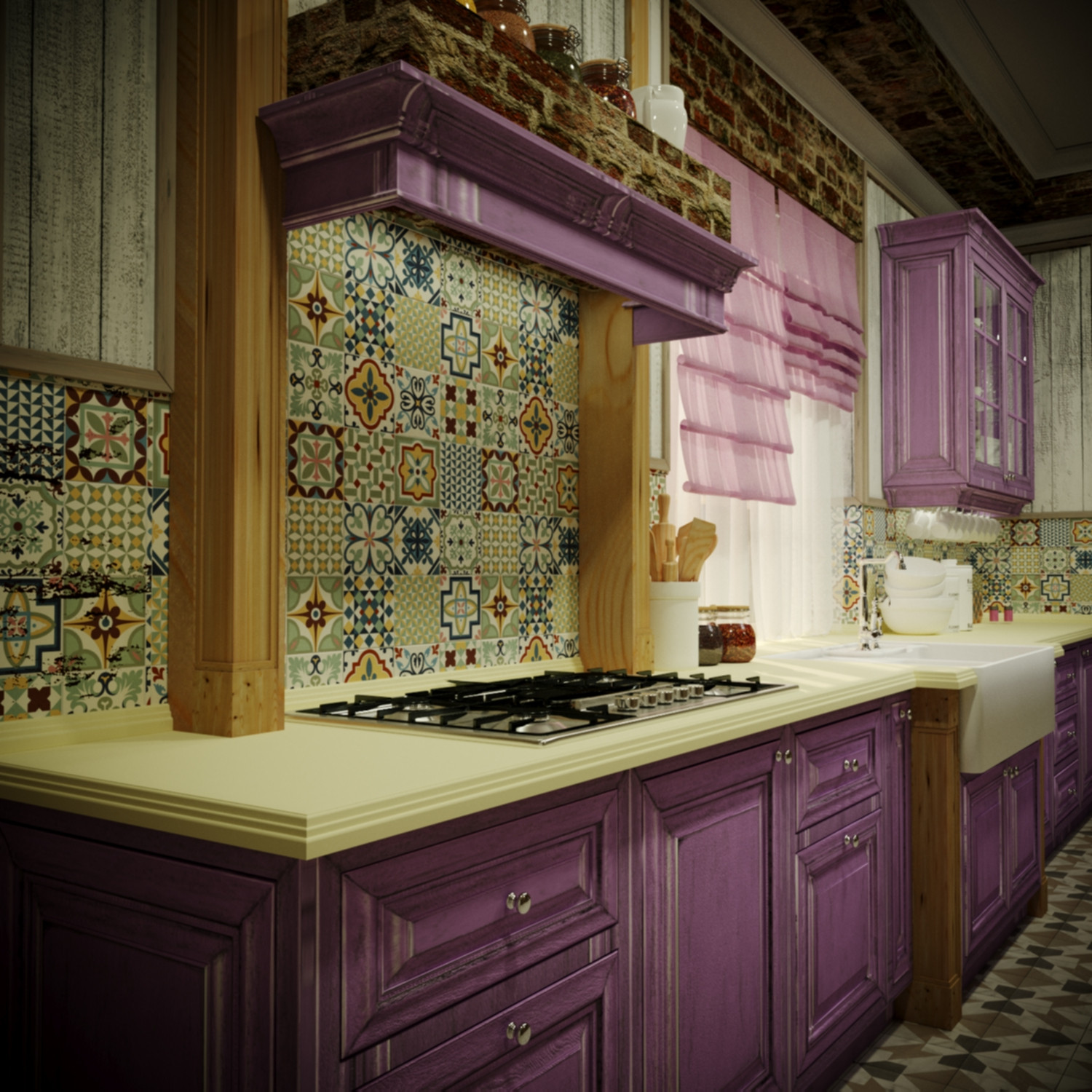 Обложка проекта: Кухня "Июльский рассвет"