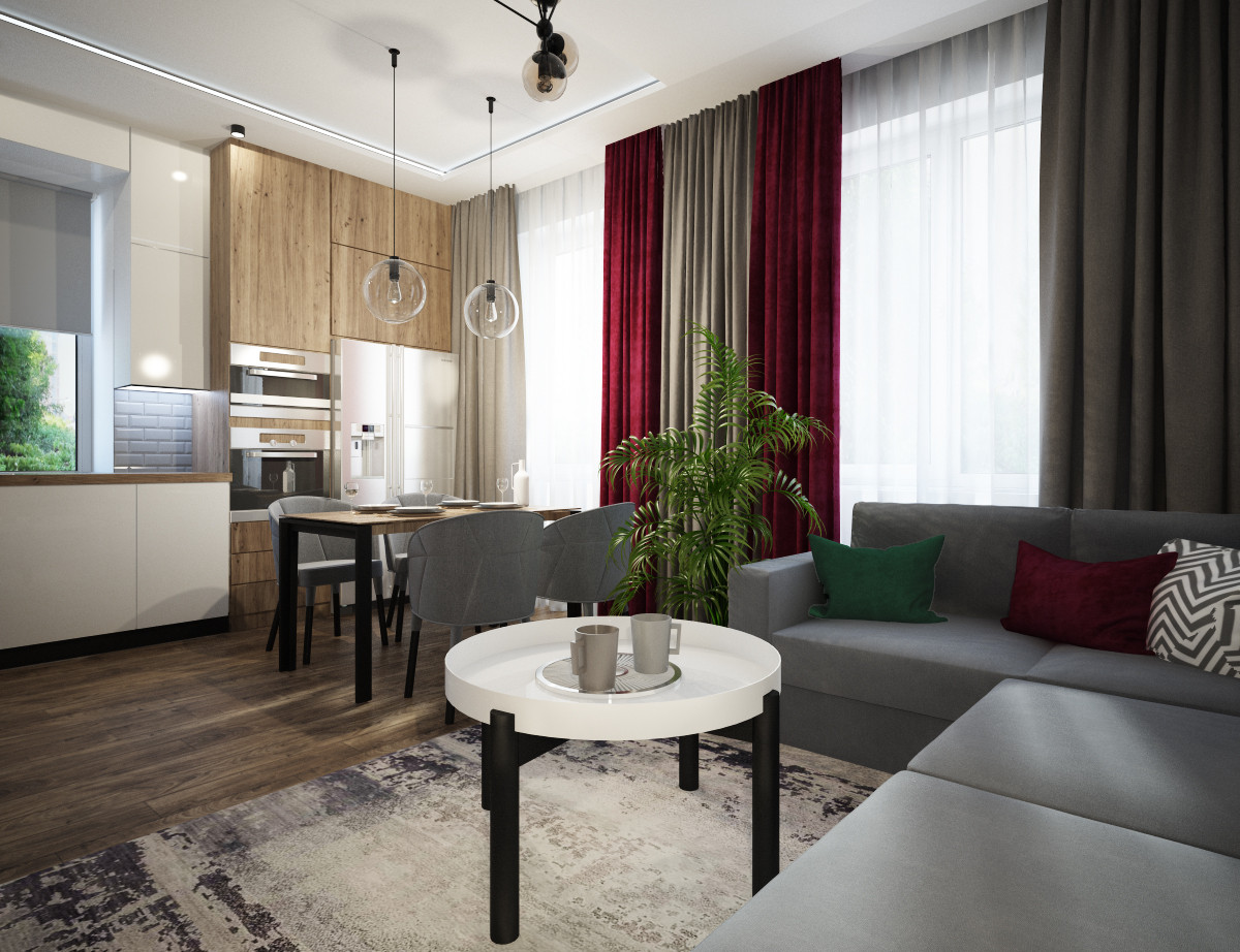 Обложка проекта: Дизайн интерьера таунхауса