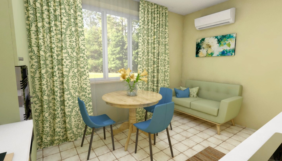 Кухня с летним настроением