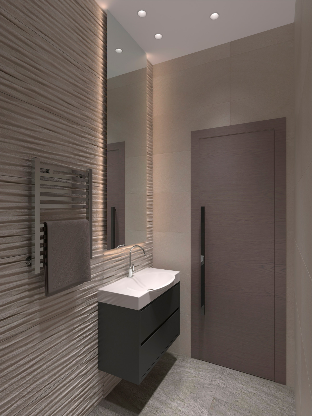 Квартира для семьи с тремя детьми "Стоун терапия"