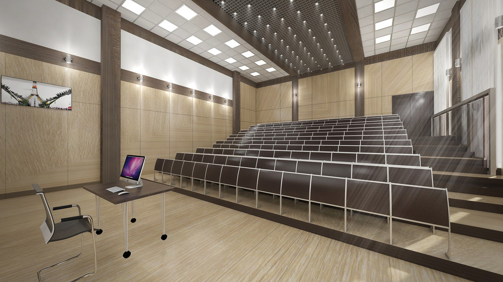 Проект интерьеров современного военного офиса