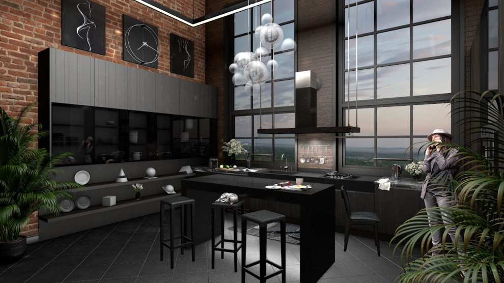 Квартира в стиле Лофт