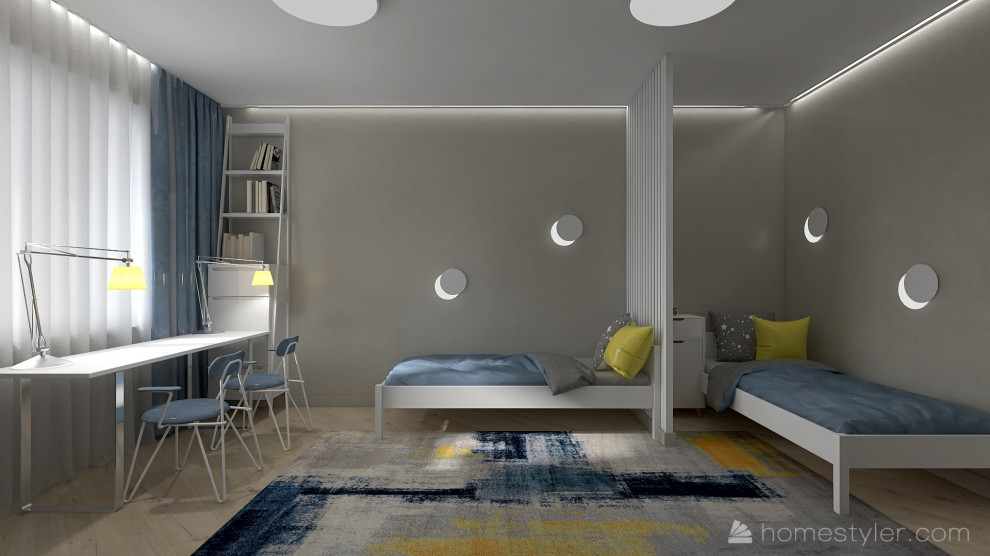 Обложка проекта: Детская для мальчиков в современном стиле