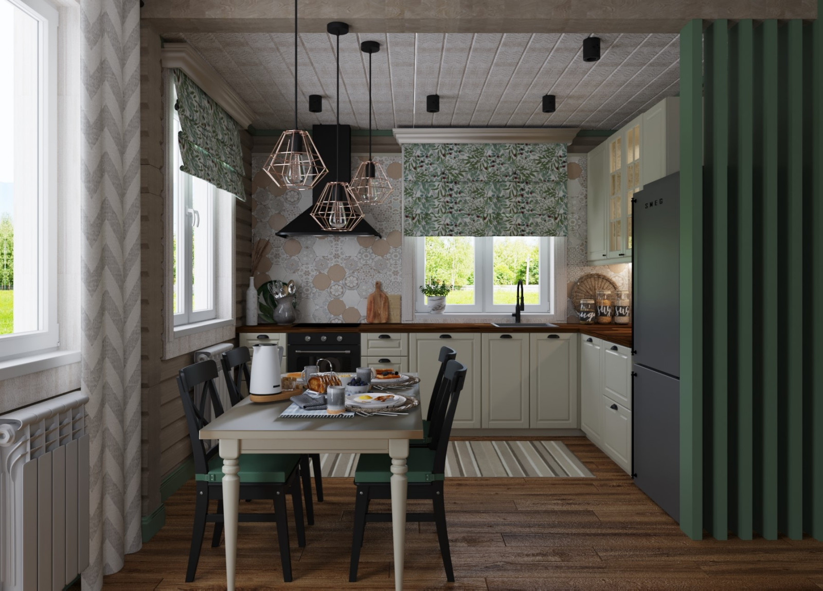 Обложка проекта: Дом из бруса.