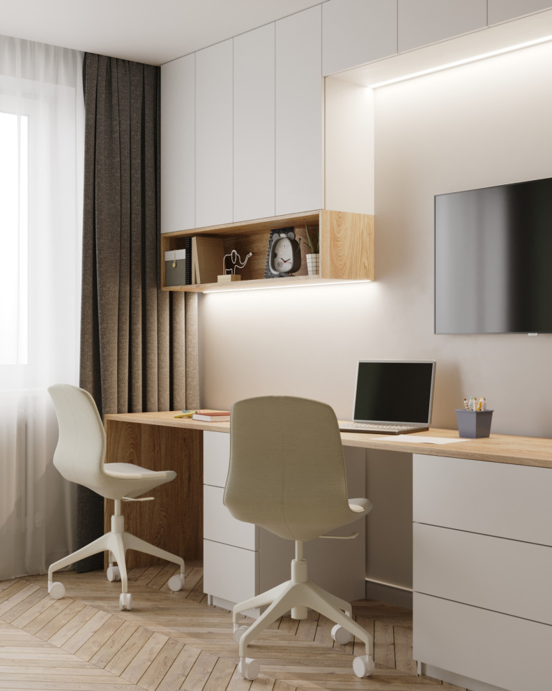 Обложка проекта: Дизайн-проект двухкомнатной квартиры в г.Нефтеюганск