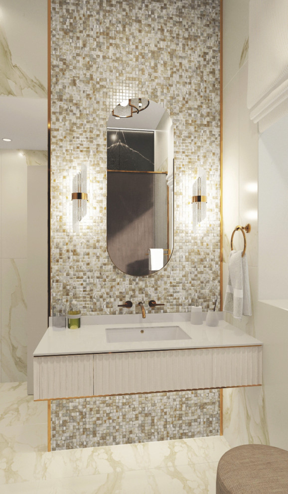 Двухэтажный дом в современной классике