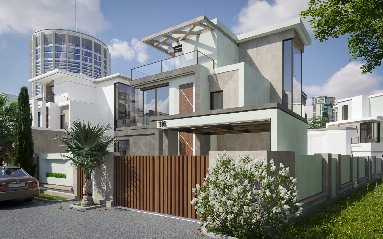 Обложка проекта: 5 вилл на первой береговой линии