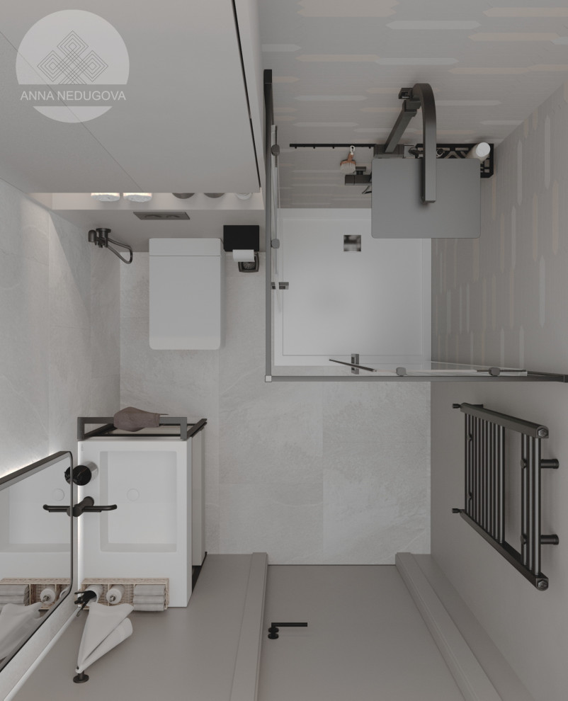 Дизайн проект загородного дома, д. Жаворонки, Московская область.