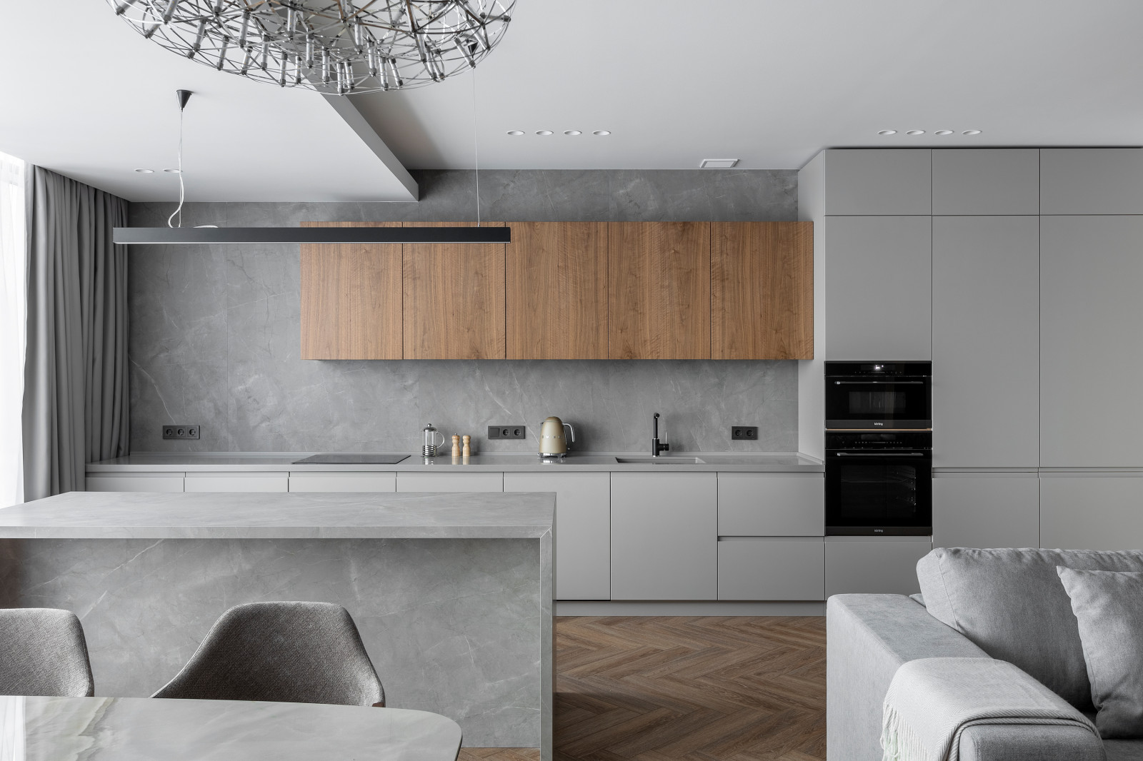 Реализованный проект квартиры 100кв.м в ЖК Атлантис