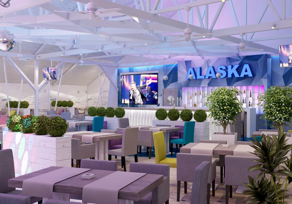 Дизайн-проект интерьера ресторана 800 м2