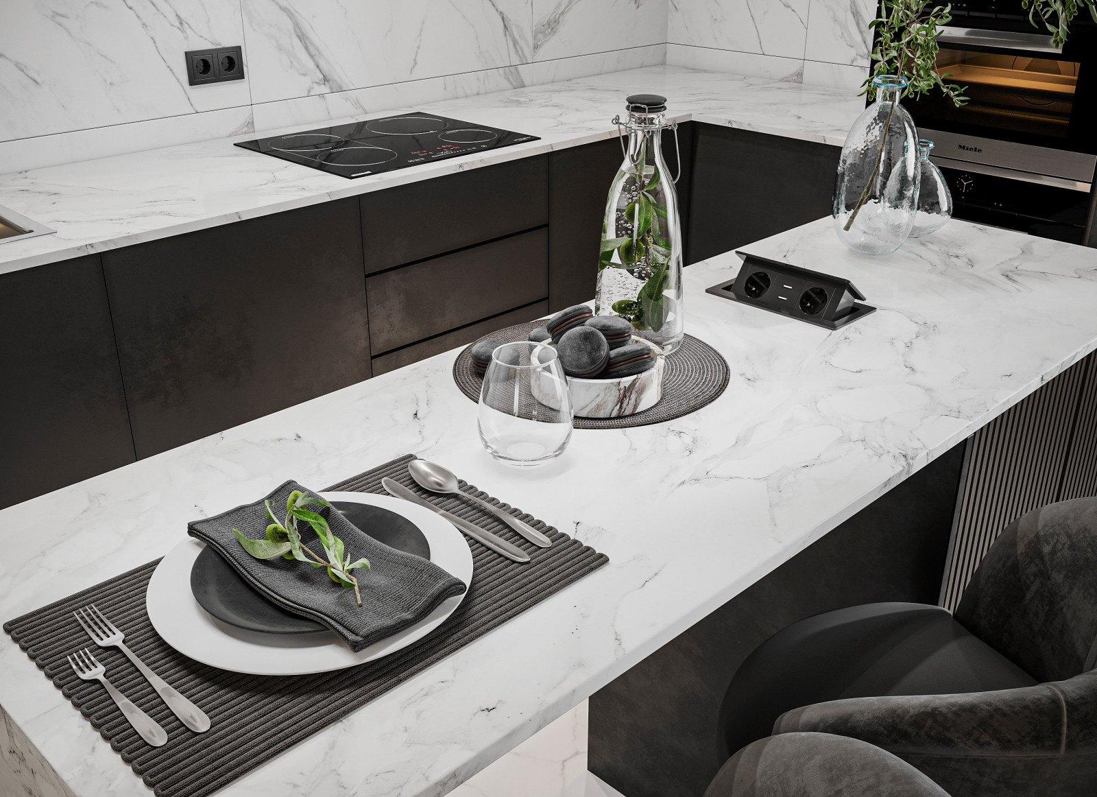 Дизайн проект Дома в стиле минимализм.