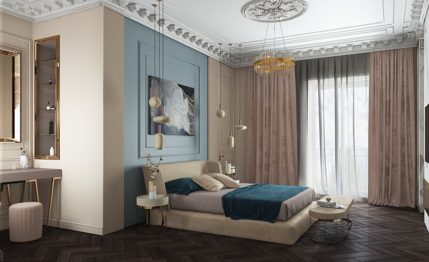 Villa  sul mare con la  vista Vesuvio