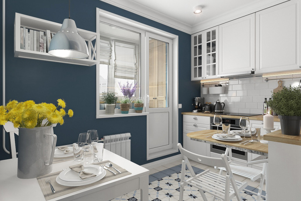 Квартира на Осташковском проезде  в скандинавском стиле