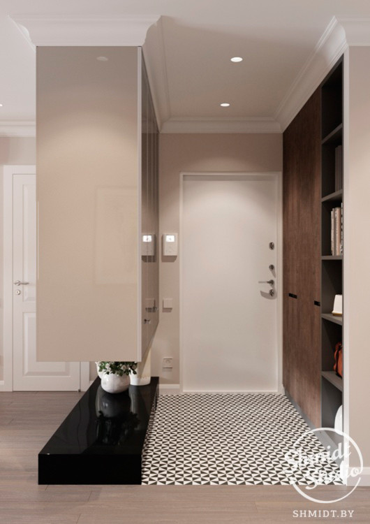 Проект интерьера "Чайковский", Минск, 65м.кв