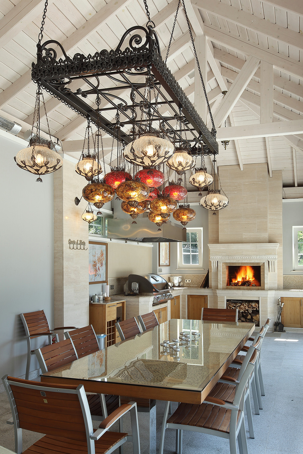 Ангелово. Беседка с Барбекю и Камином.