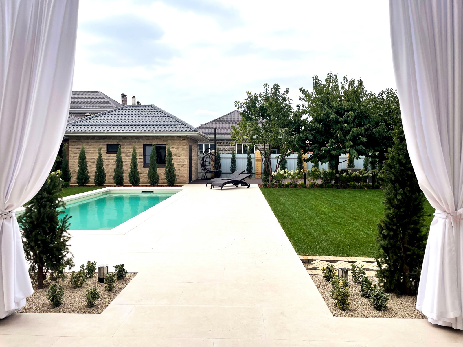 Строительство сада по проекту "Французский завтрак" 10сот., Немецкая деревня