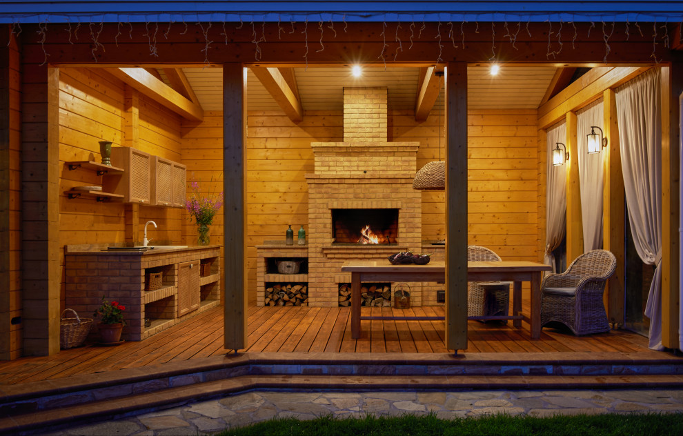 Загородный дом из бруса