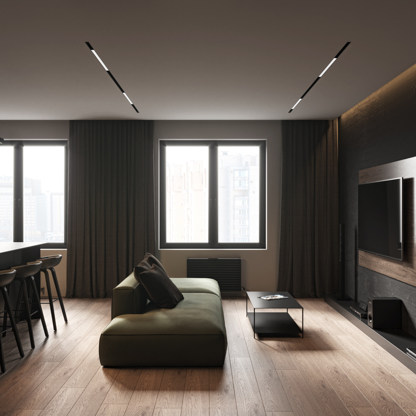 Дизайн-проект ЖК Лучи