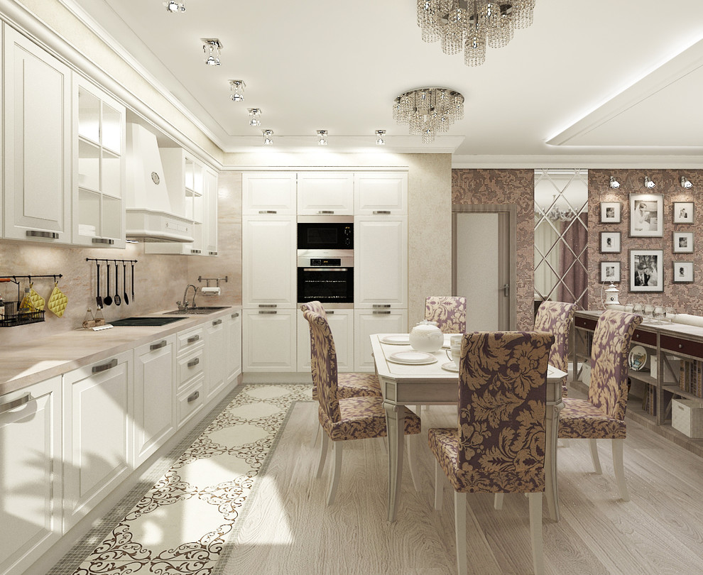 Проект интерьера трехкомнатной квартиры, ул.Космонавтов, 98 м.кв.