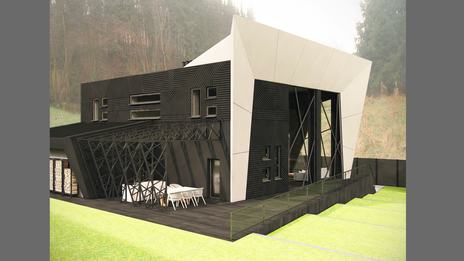 ПРОЕКТ ИНДИВИДУАЛЬНОГО ЖИЛОГО ДОМА «LIEBE INDIRECT» 2.0