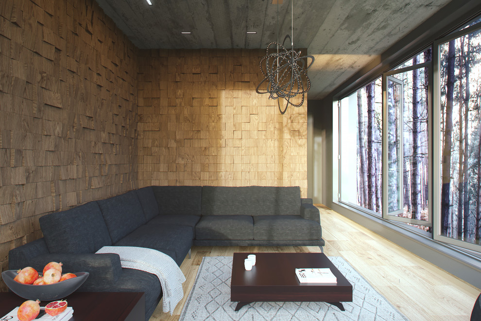 Интерьер банного павильона 45м2 в г. Мытищи