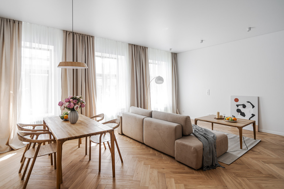 Светлая квартира в скандинавском стиле