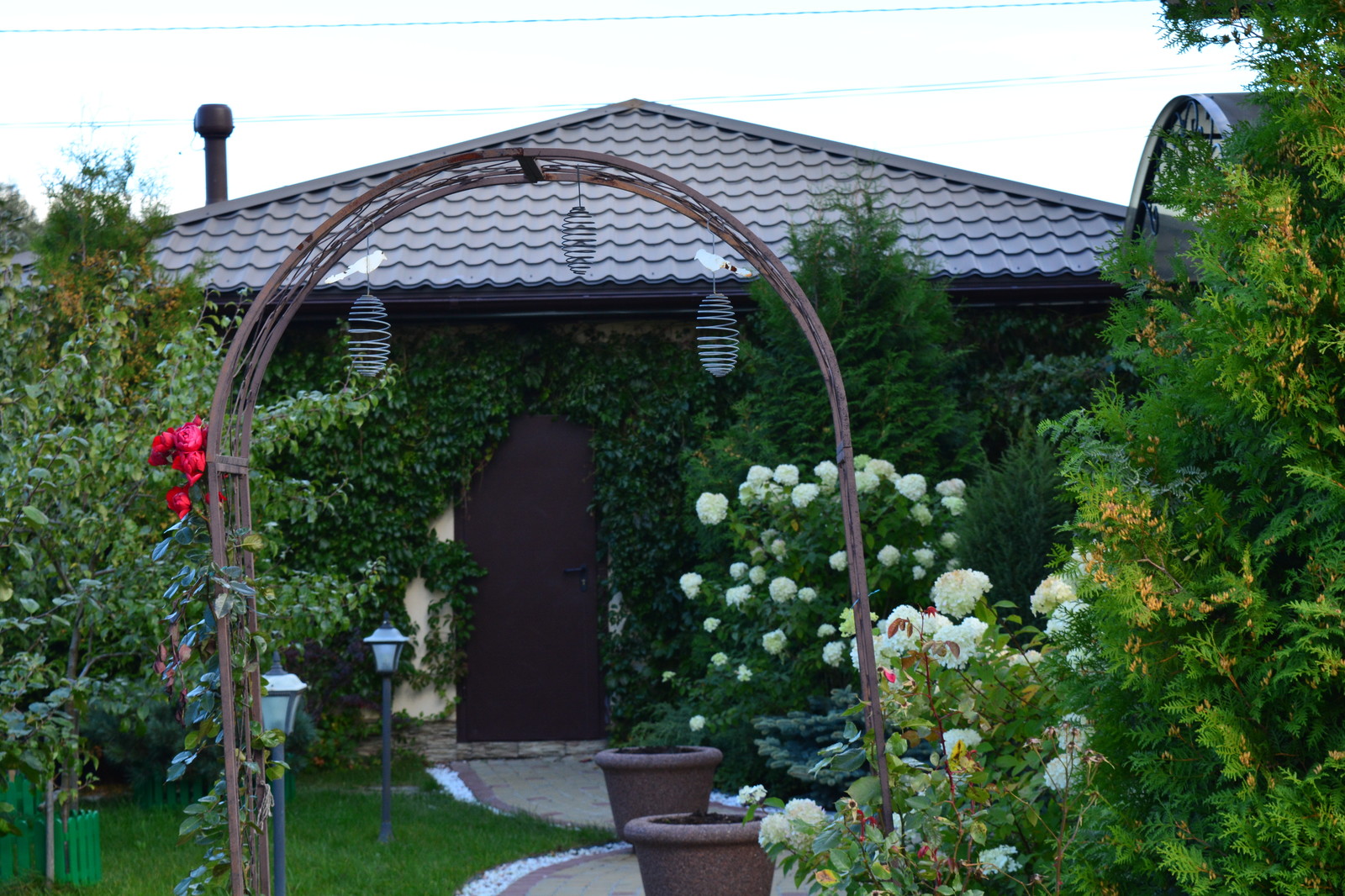 Дом, баня и гараж в Разливе.