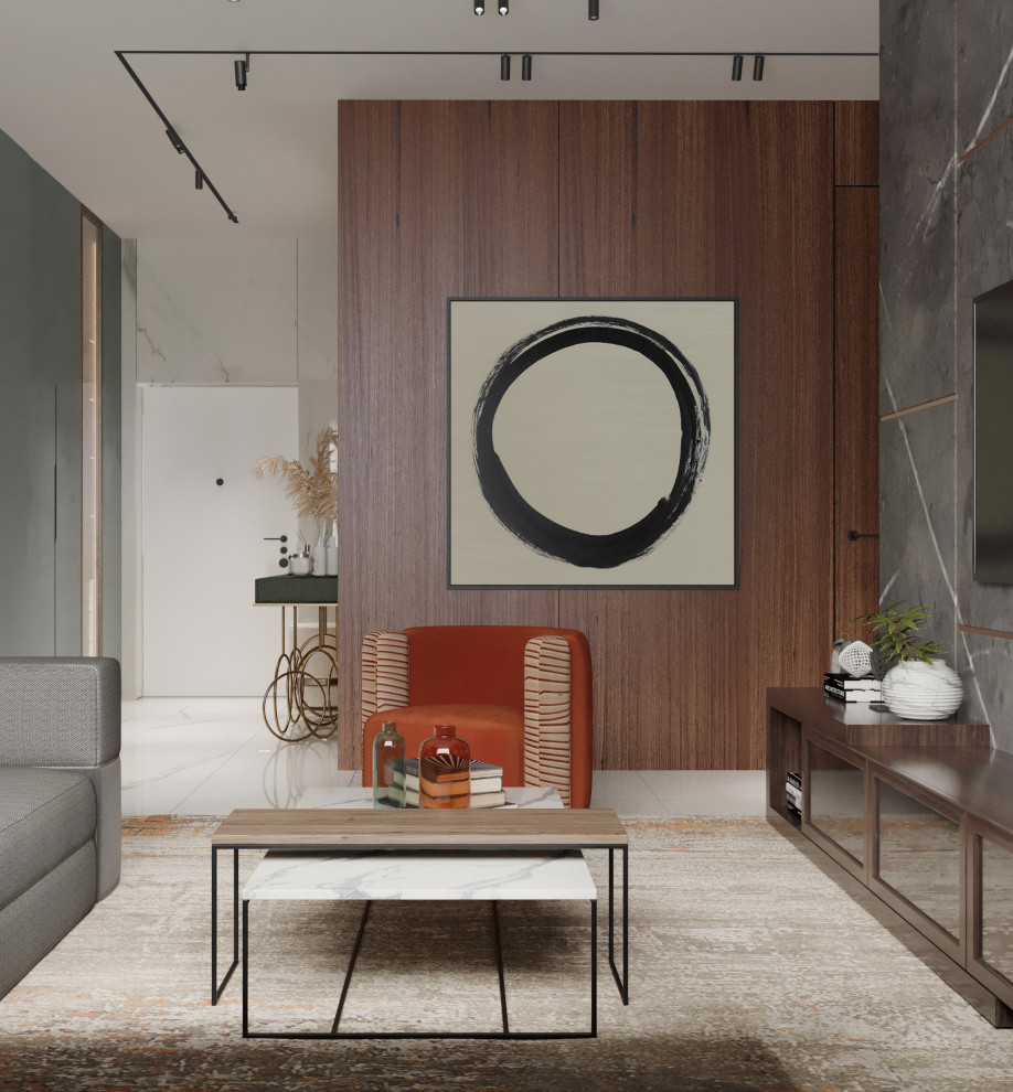 Дизайн проект квартиры в Искра парк 93кв м