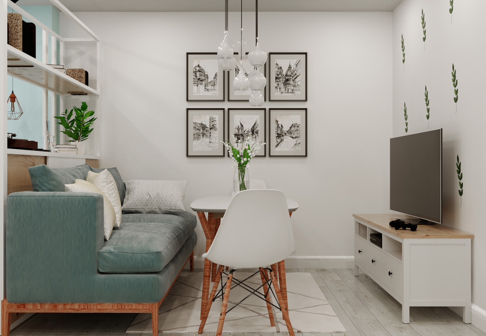 квартира для молодой семьи с ребёнком - гостиная