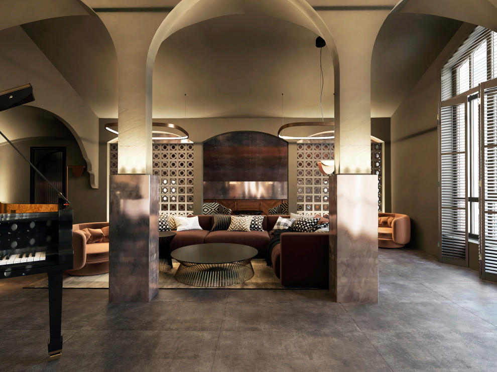 Обложка проекта: "Дом тысячи лестниц". Гостиная 3-го этажа