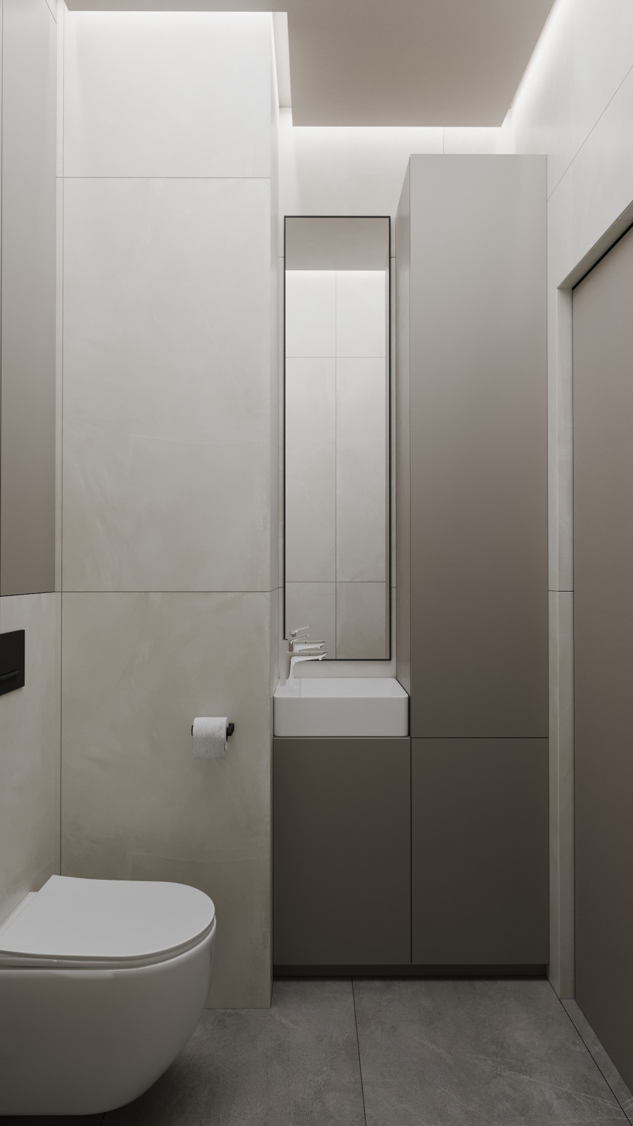 ЖК ID-Kudrovo, лаконичный интерьер в концепции минимализм