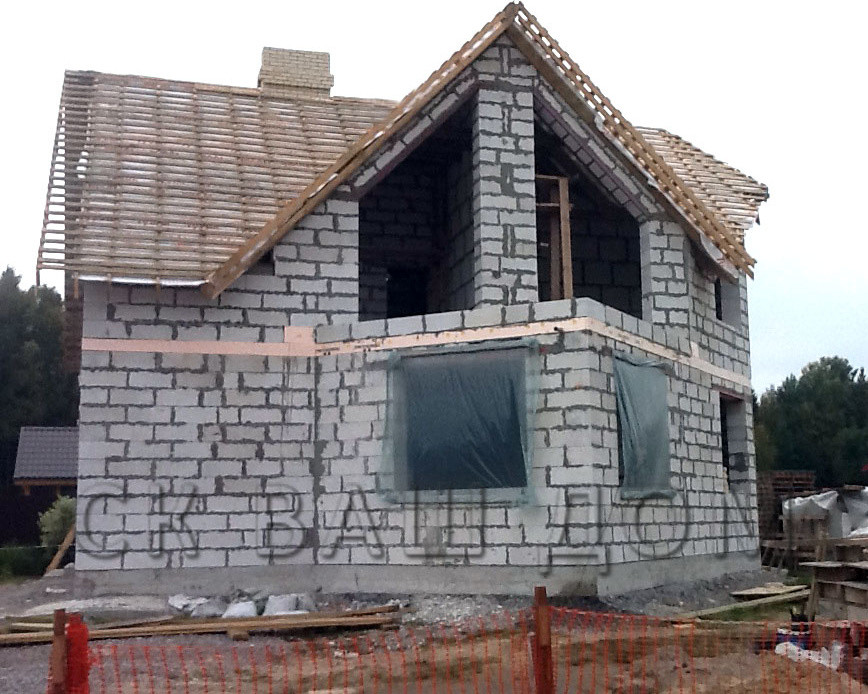 Дом из газобетона Пороги